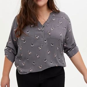 Torrid Ostrich Print Top